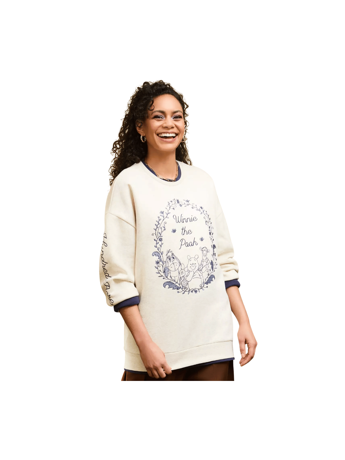 Pull Winnie l'Ourson ton floral Disney