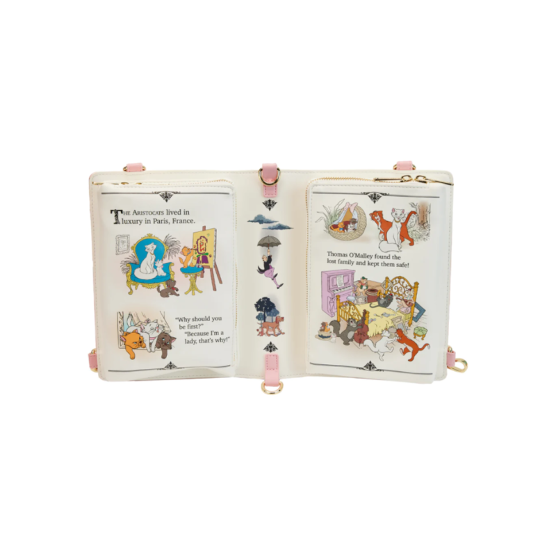 Sac à bandoulière Classic book Les aristochats LOUNGEFLY