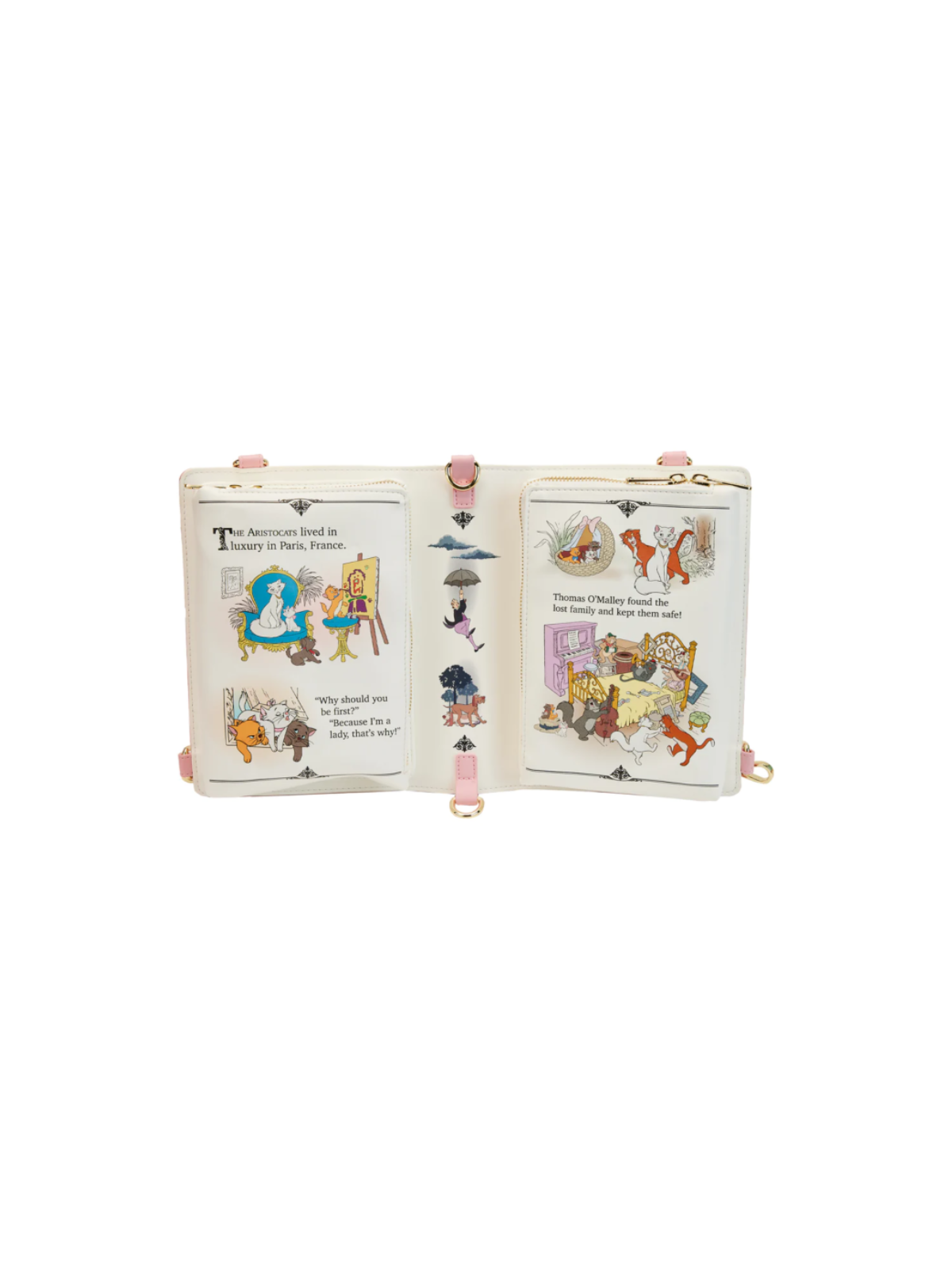 Sac à bandoulière Classic book Les aristochats LOUNGEFLY