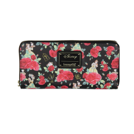 Portefeuille Belle roses La belle & la bête LOUNGEFLY