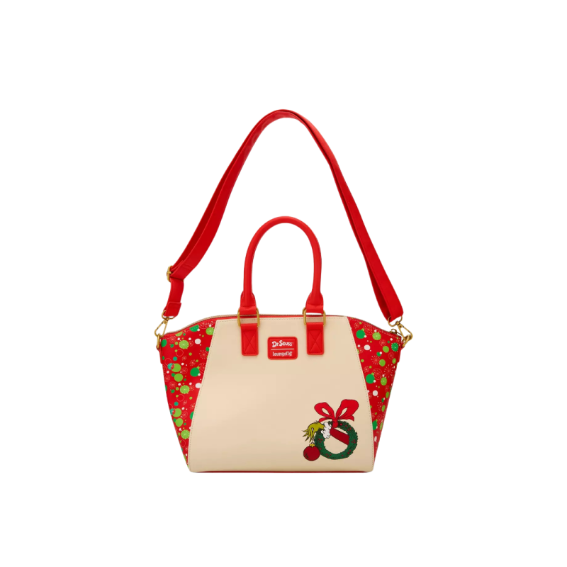 Sac à bandoulière Dr Seuss Le Grinch trio tree LOUNGEFLY