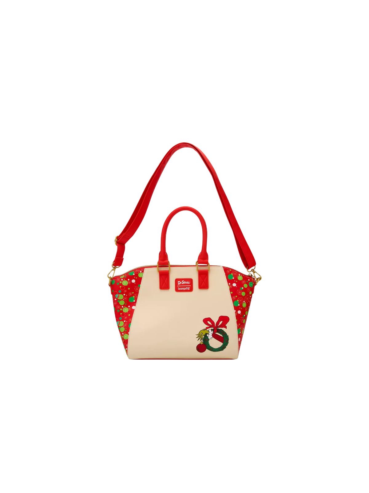 Sac à bandoulière Dr Seuss Le Grinch trio tree LOUNGEFLY