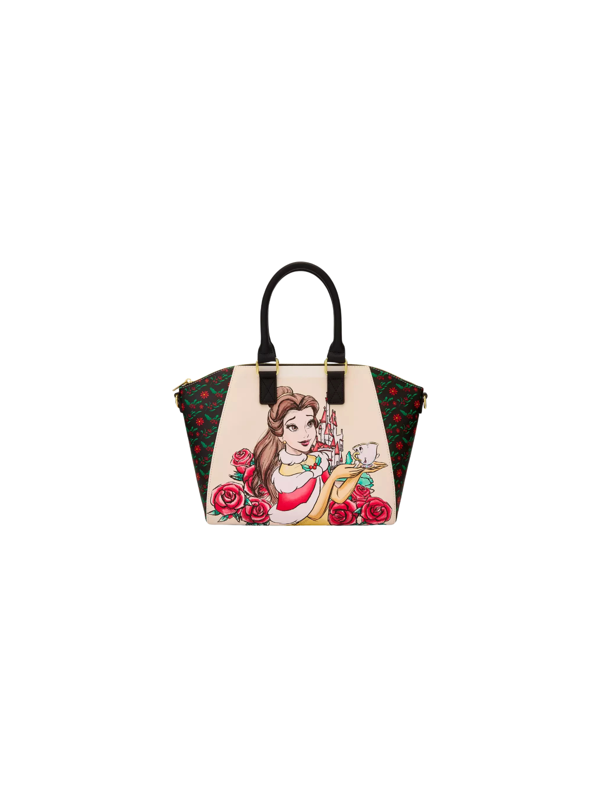 Sac à bandoulière holiday belle La belle & la bête LOUNGEFLY