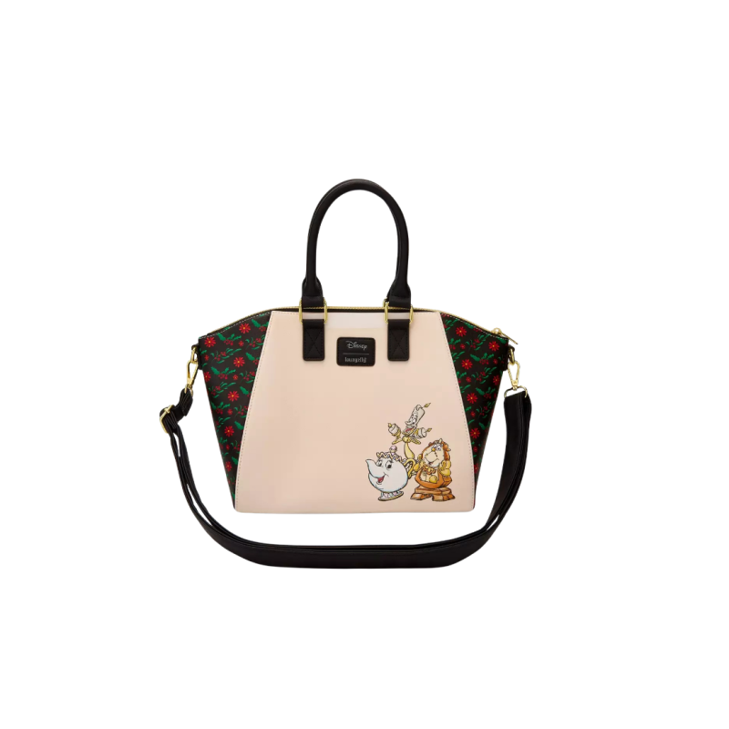 Sac à bandoulière holiday belle La belle & la bête LOUNGEFLY
