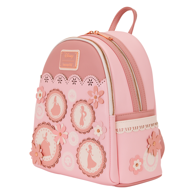 Sac à dos Disney Princess Pink Floral LOUNGEFLY