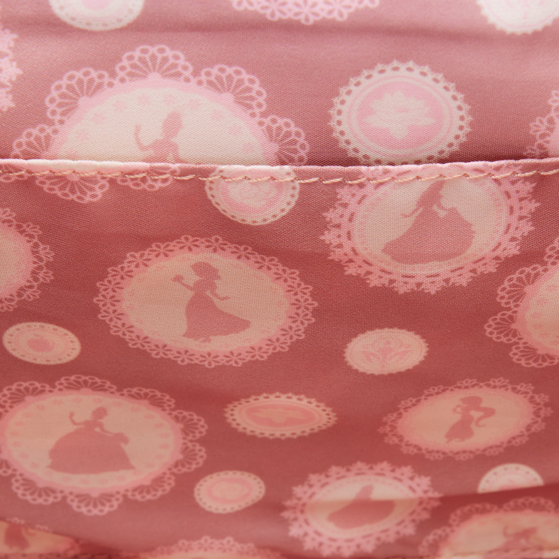 Sac à main Disney Princess Belle Pink Floral LOUNGFELY - Livraison 11/25