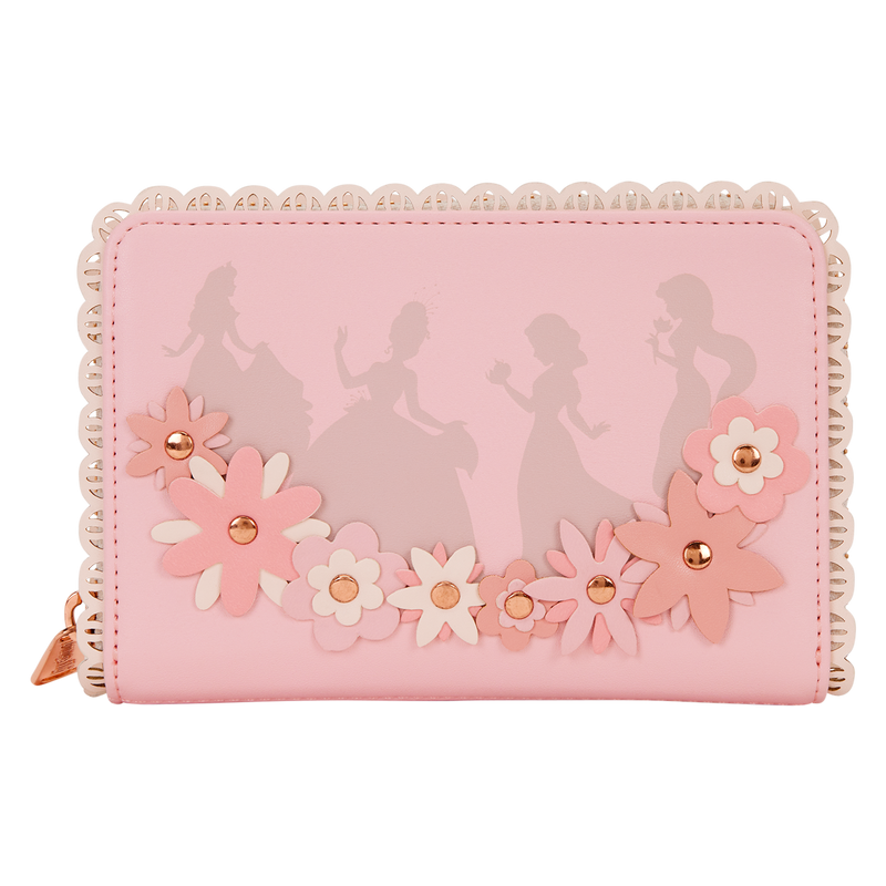 Portefeuille Disney Princess Belle Pink Floral LOUNGEFLY