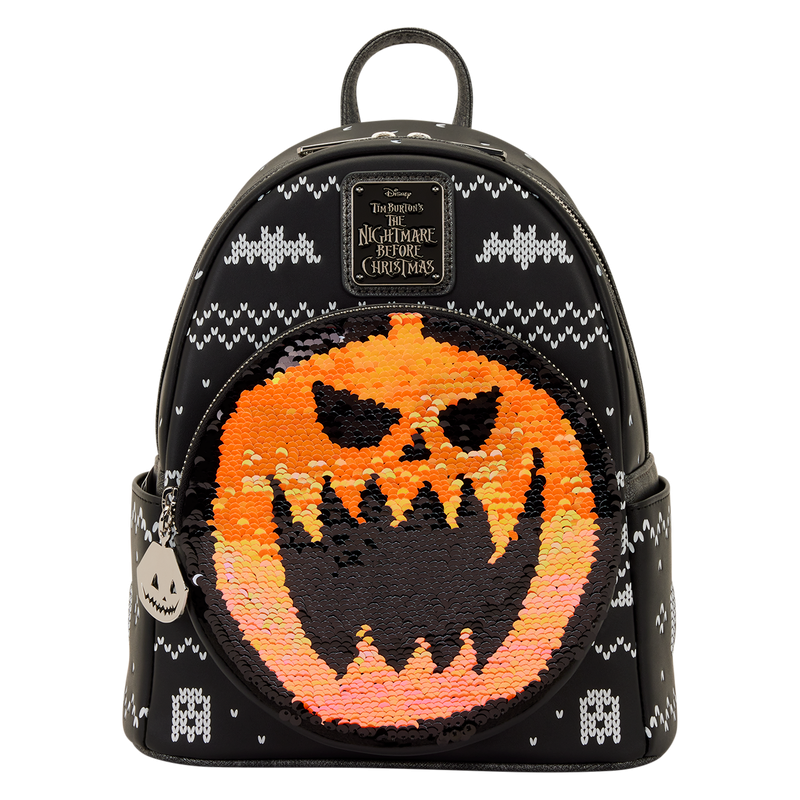 Sac à dos L'étrange Noël de Mr Jack Reversible Sequins LOUNGEFLY