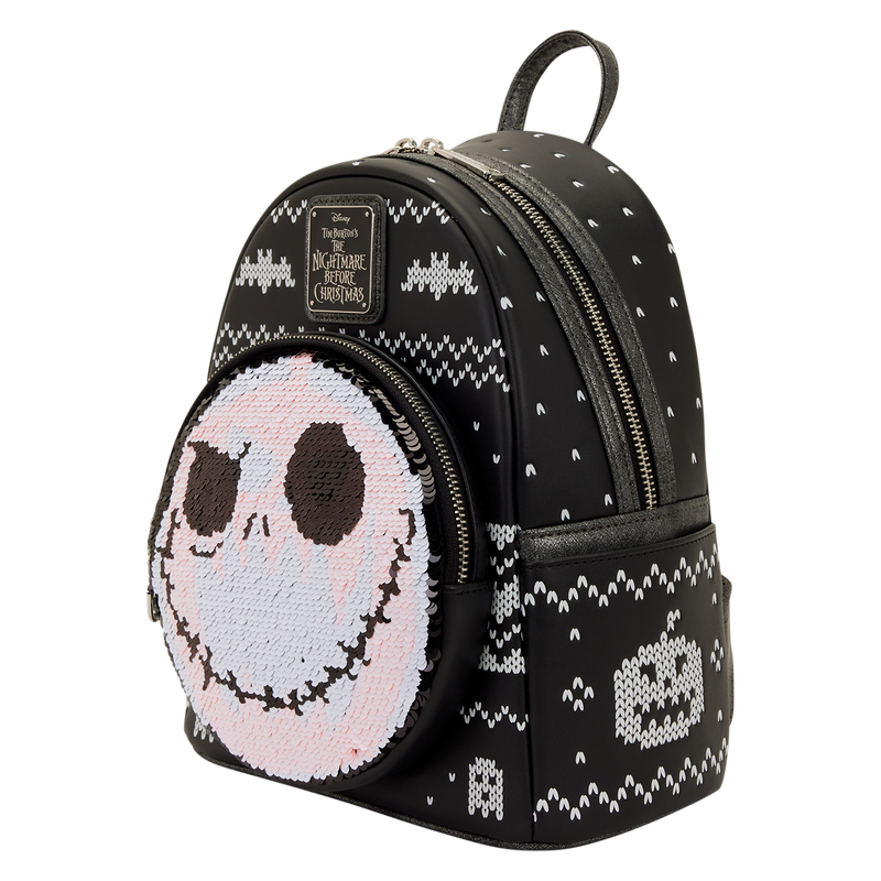 Sac à dos L'étrange Noël de Mr Jack Reversible Sequins LOUNGEFLY