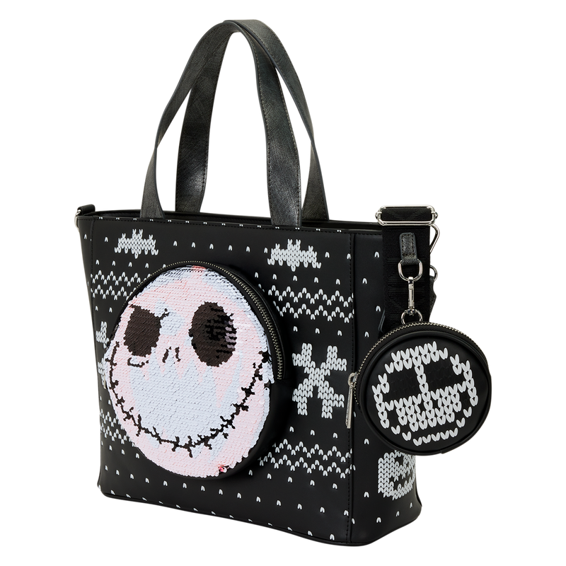 Sac L'étrange Noël de Mr Jack Reversible Sequins LOUNGEFLY
