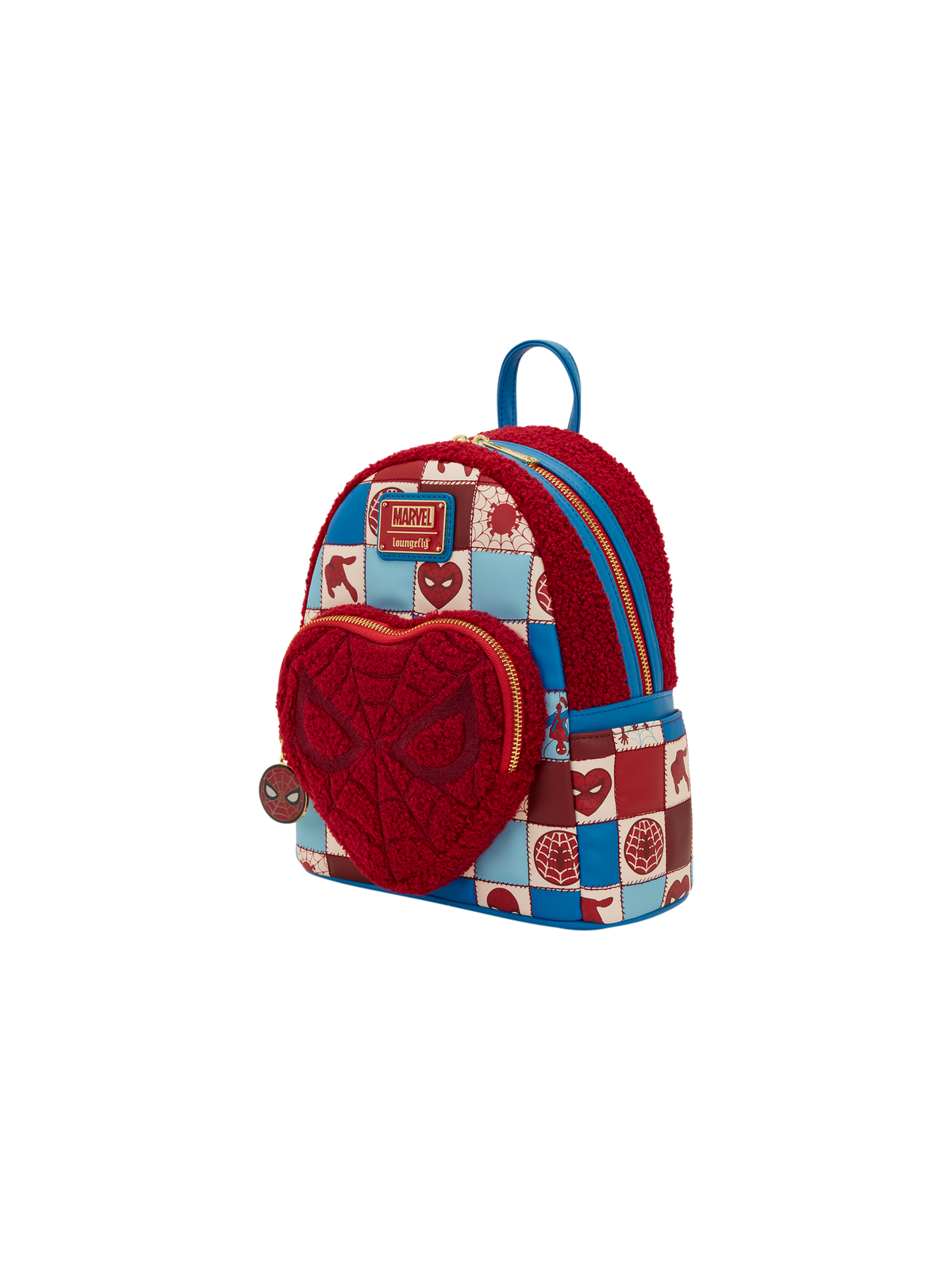 Sac à dos Marvel Spiderman Sherpa Heart LOUNGEFLY