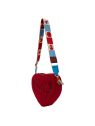 Sac bandoulière Marvel SpiderMan Sherpa Heart LOUNGEFLY