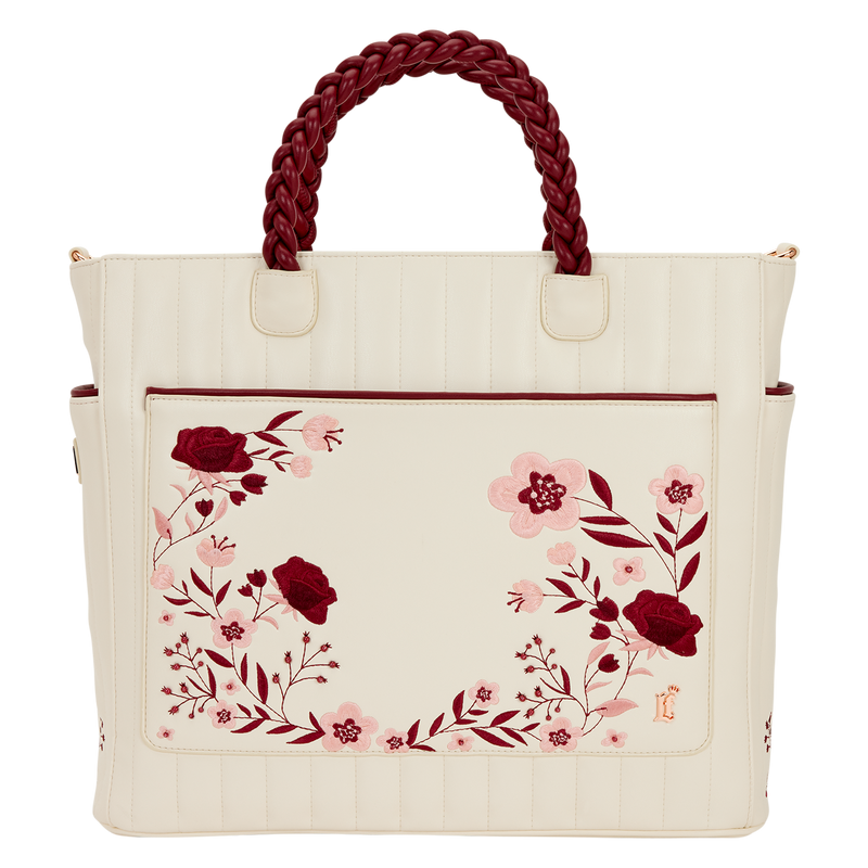 Sac Cream & Red Floral convertible LOUNGEFLY