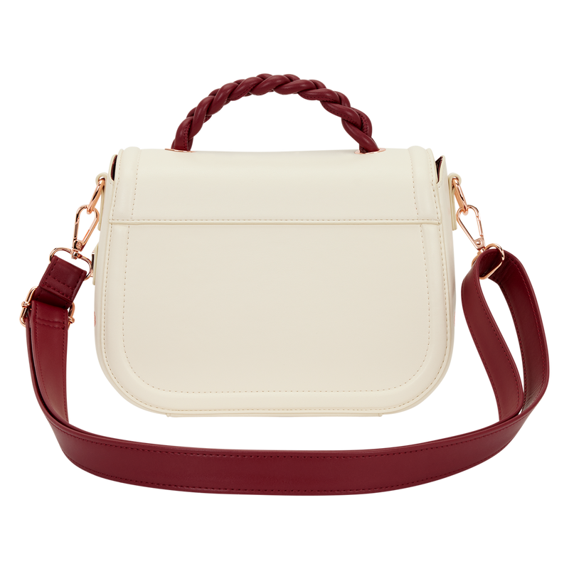 Sac bandoulière Cream & Red Floral convertible LOUNGEFLY