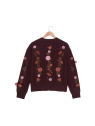 Cardigan Minnie imprimé floral d'automne Disney
