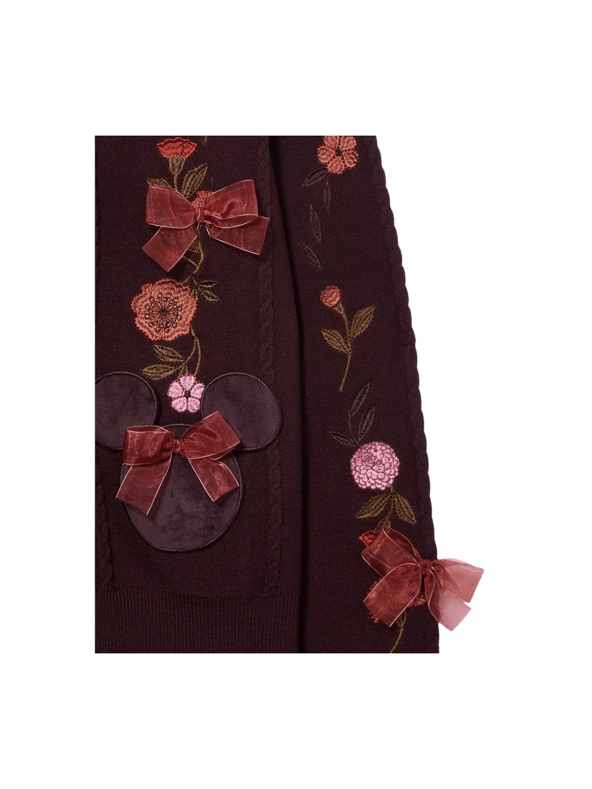 Cardigan Minnie imprimé floral d'automne Disney