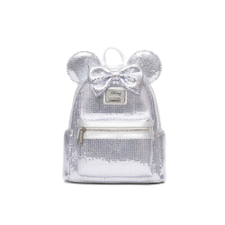 Sac à dos platinium sequins Minnie Mouse LOUNGEFLY
