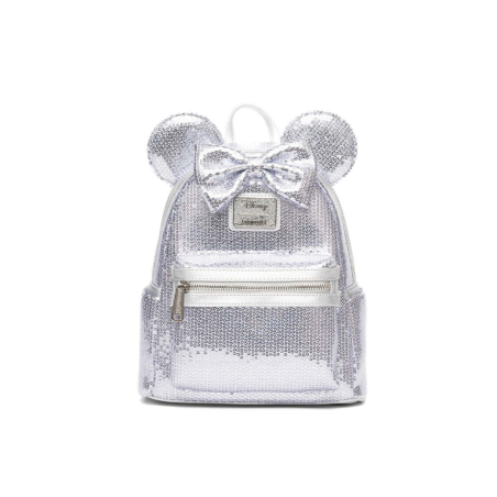 Sac à dos platinium sequins Minnie Mouse LOUNGEFLY