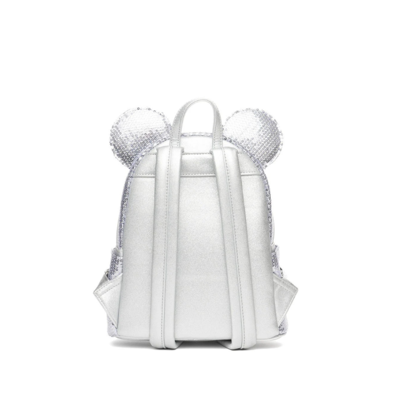 Sac à dos platinium sequins Minnie Mouse LOUNGEFLY