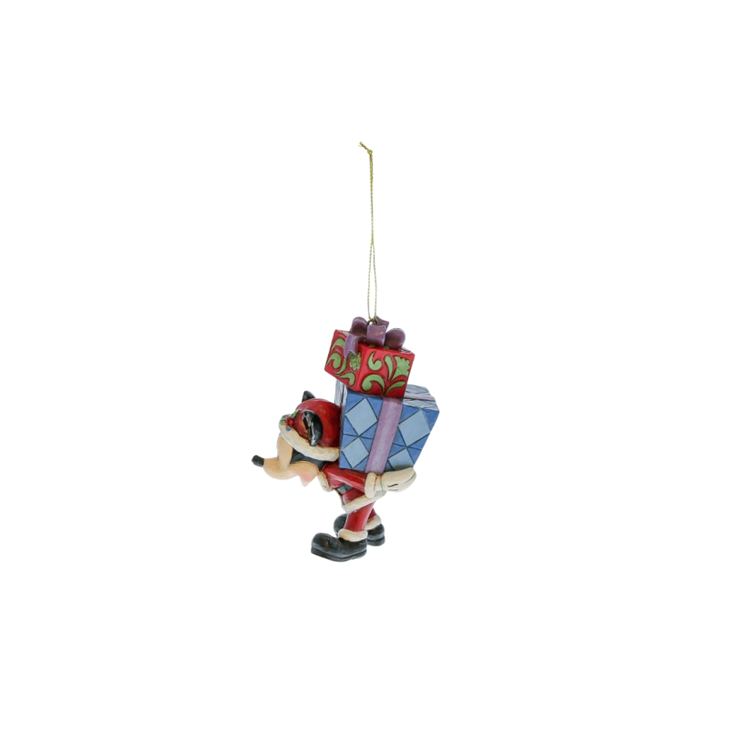 Figurine Mickey avec des cadeaux sur le dos ho Disney Traditions 6017547