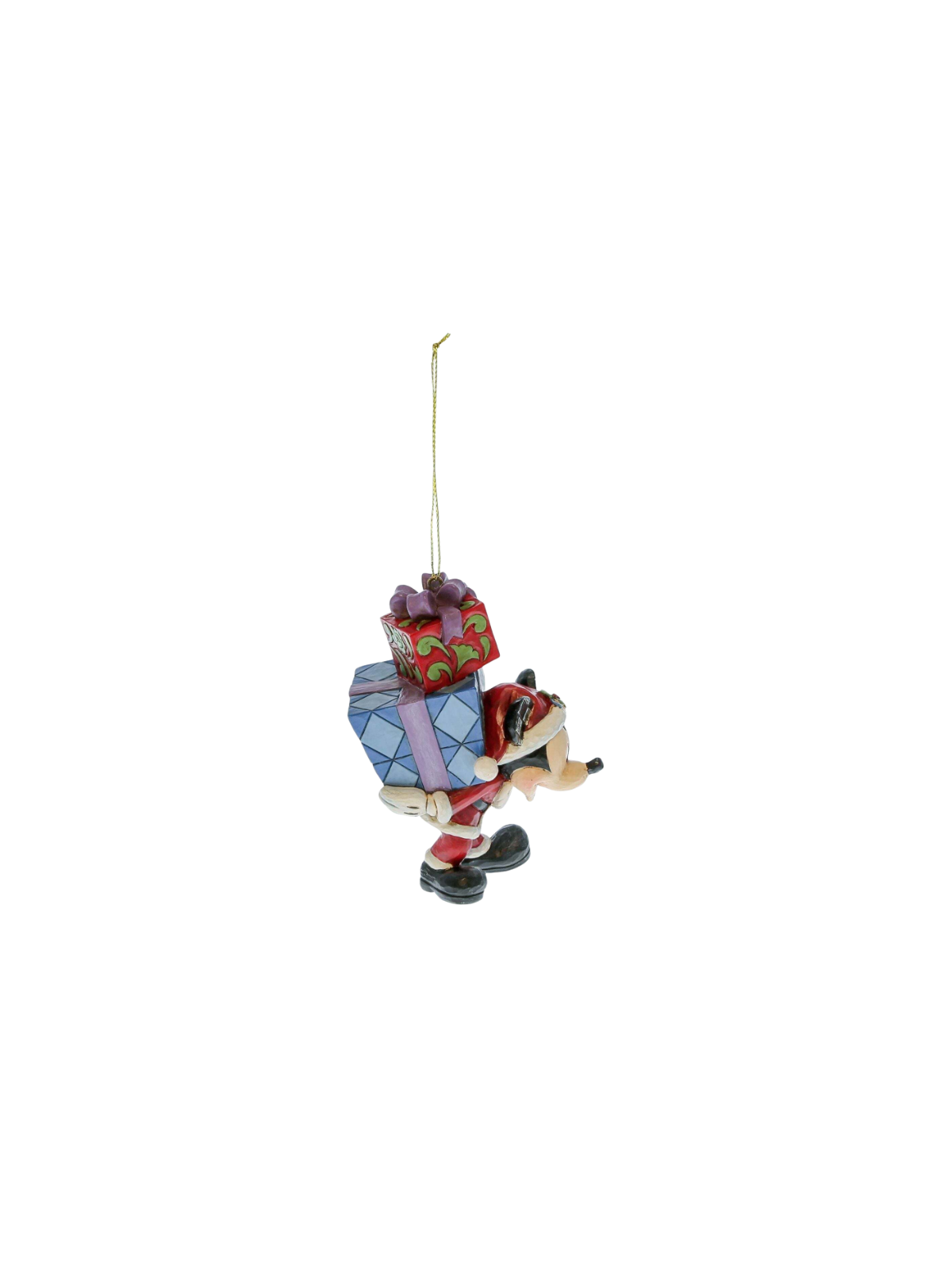 Figurine Mickey avec des cadeaux sur le dos ho Disney Traditions 6017547
