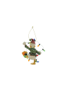 Figurine Donald enveloppé de guirlandes de noël ho Disney Traditions 6017548