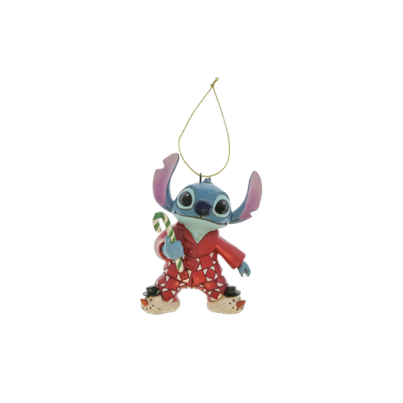 Figurine Stitch en pyjama de noël ho Disney traditions 6017543