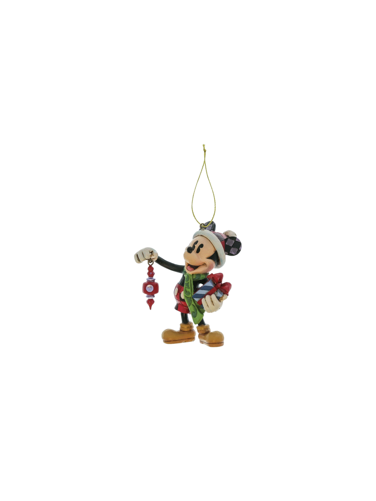 Figurine Mickey tenant des cadeaux de noël ho Disney traditions 6017546