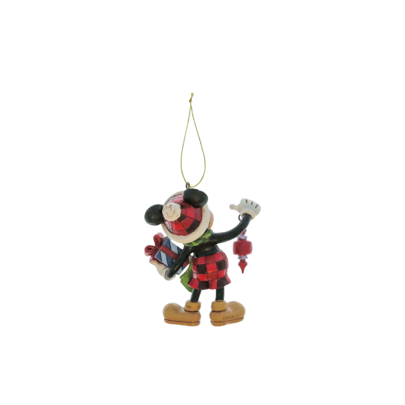 Figurine Mickey tenant des cadeaux de noël ho Disney traditions 6017546