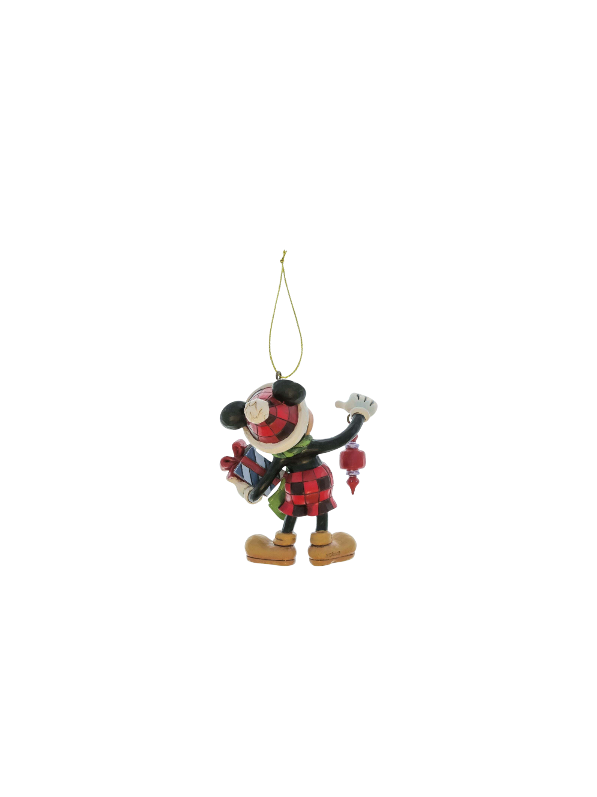 Figurine Mickey tenant des cadeaux de noël ho Disney traditions 6017546
