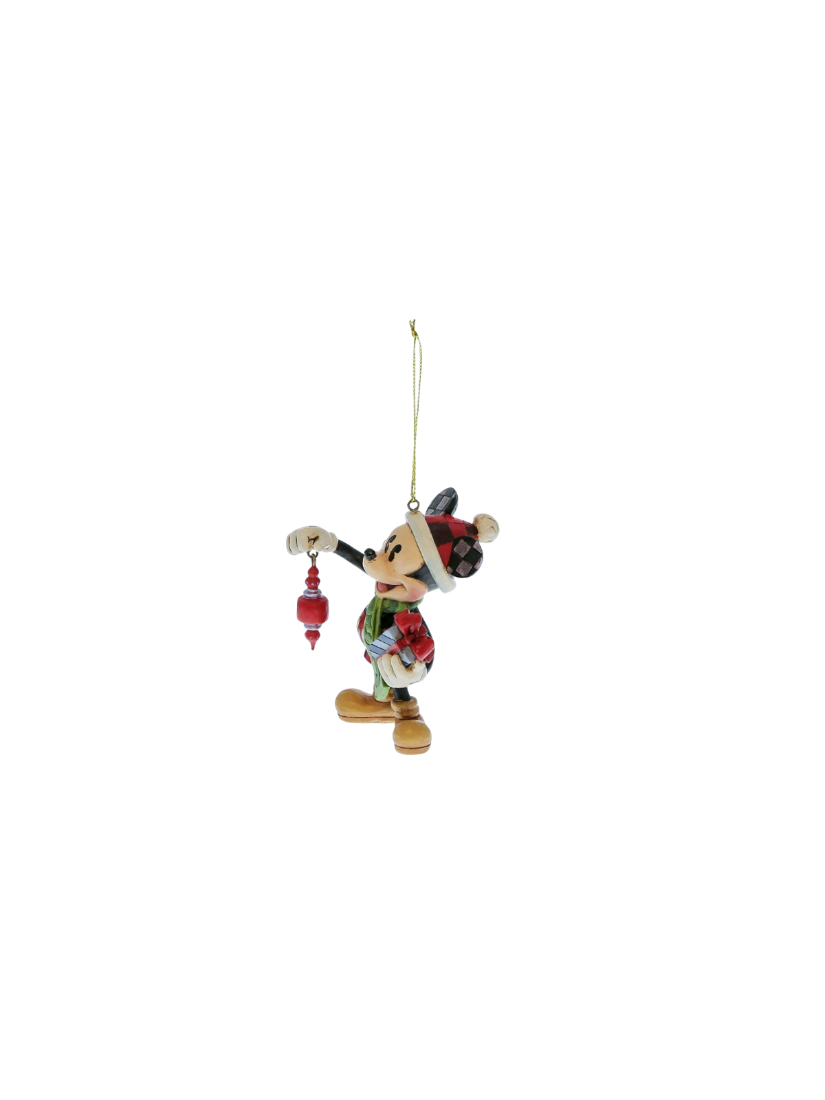 Figurine Mickey tenant des cadeaux de noël ho Disney traditions 6017546