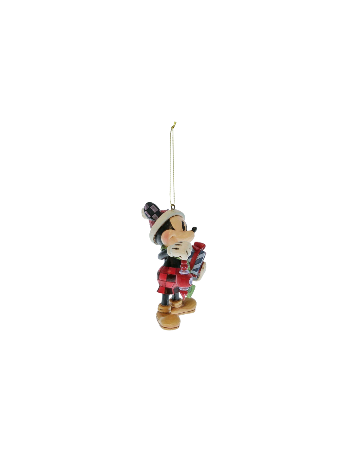 Figurine Mickey tenant des cadeaux de noël ho Disney traditions 6017546