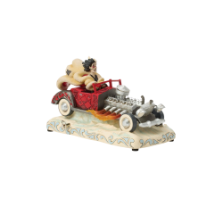 Figurine Cruella en voiture musicale Disney traditions 6016903