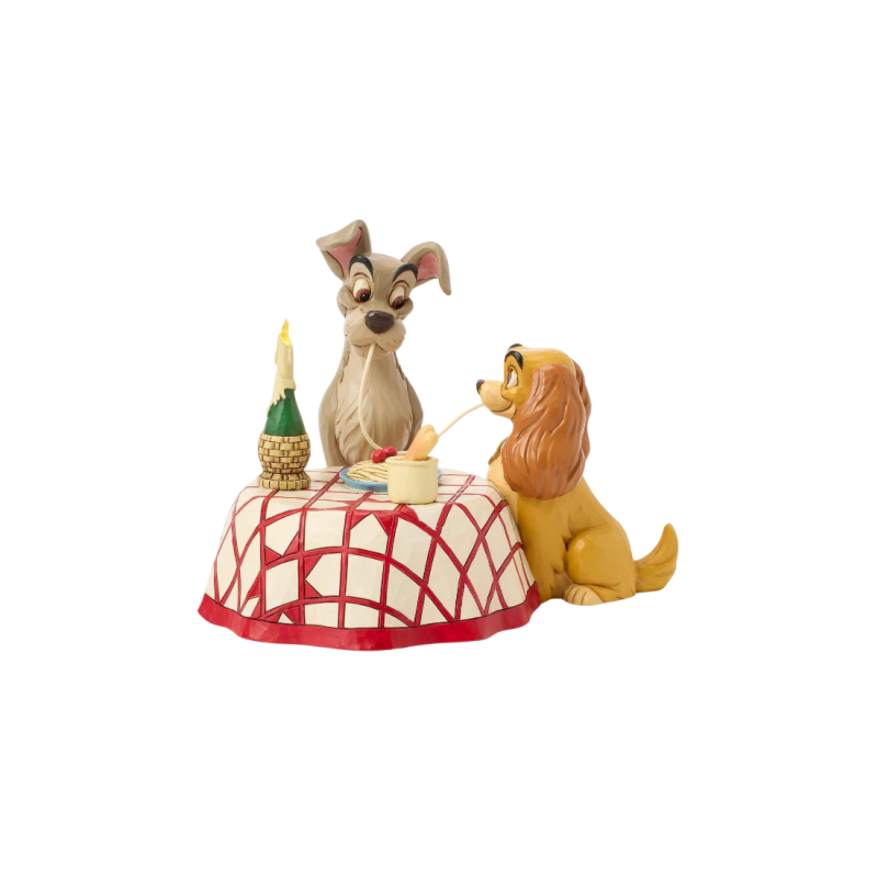 Figurine Spaghettis La belle & le clochard Disney traditions 6016899