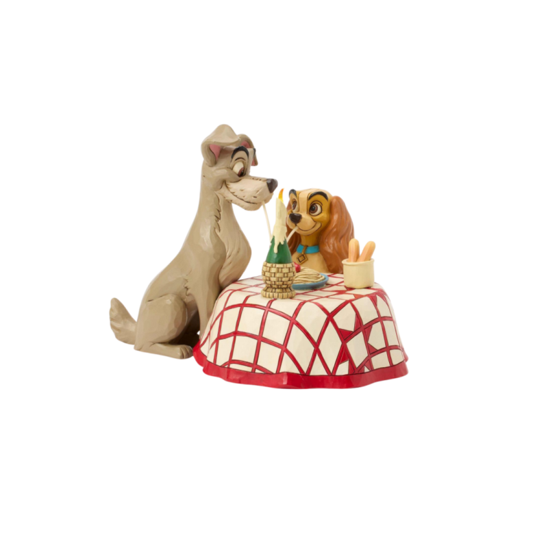 Figurine Spaghettis La belle & le clochard Disney traditions 6016899