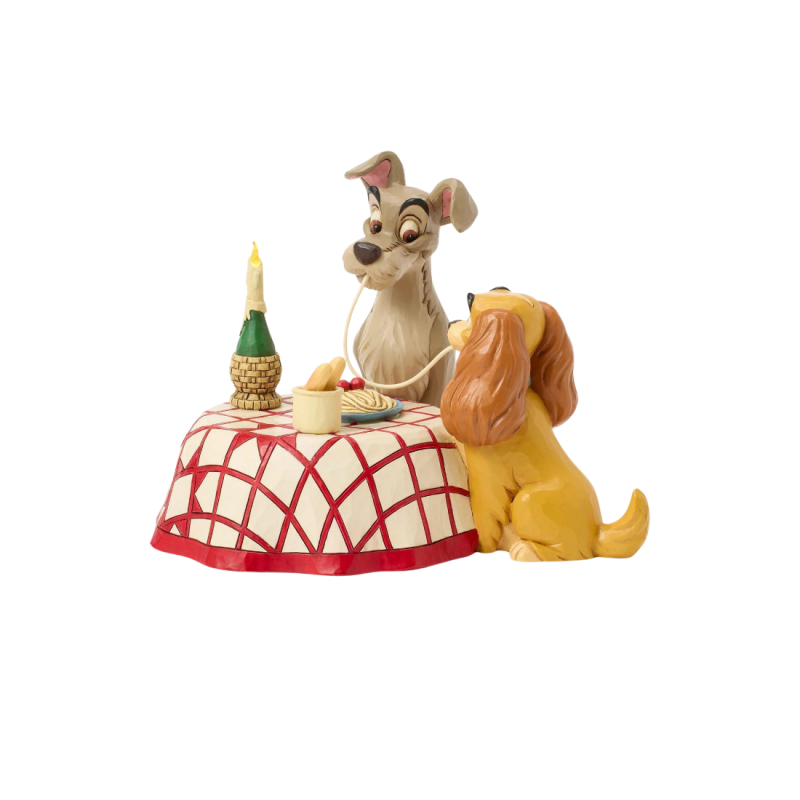 Figurine Spaghettis La belle & le clochard Disney traditions 6016899