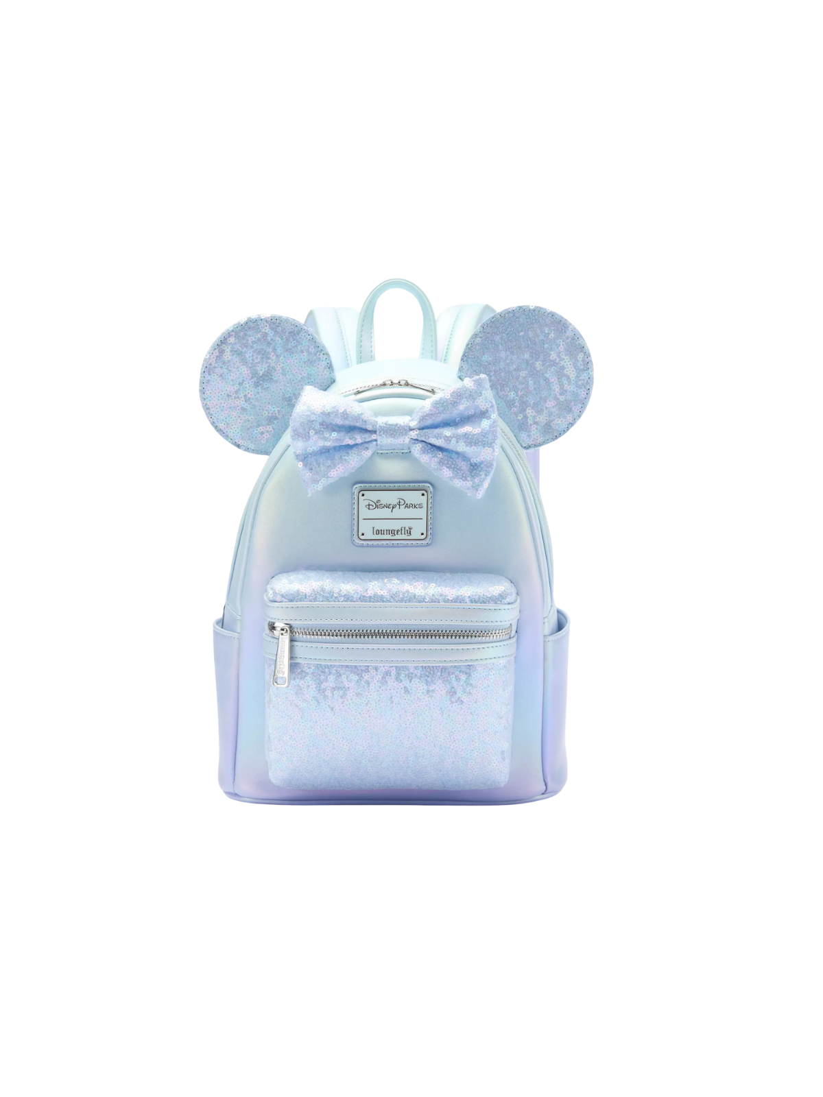 Sac à dos winter blue sequins Minnie mouse LOUNGEFLY