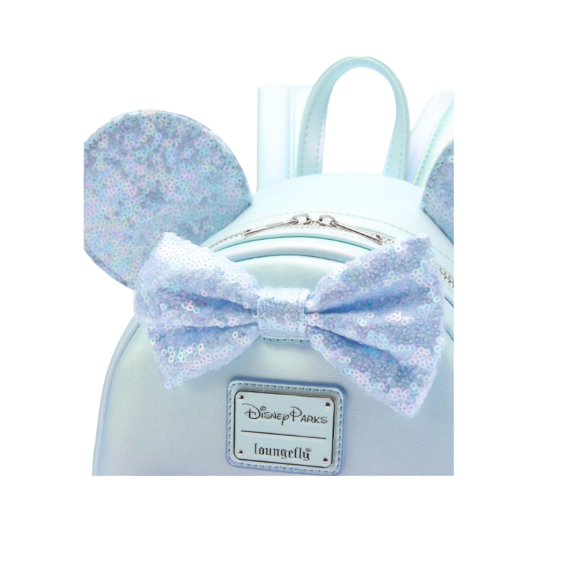 Sac à dos winter blue sequins Minnie mouse LOUNGEFLY