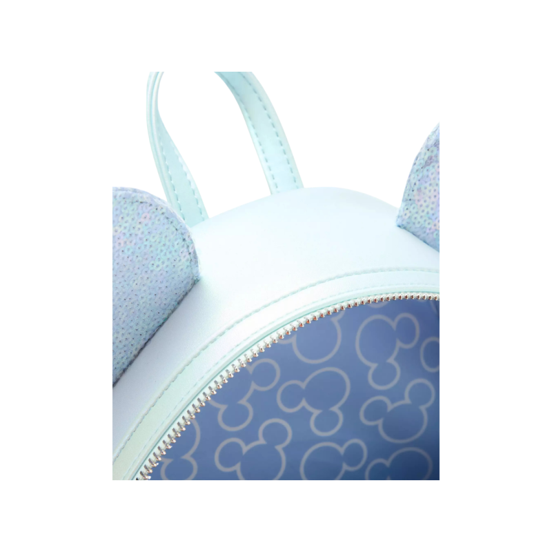 Sac à dos winter blue sequins Minnie mouse LOUNGEFLY