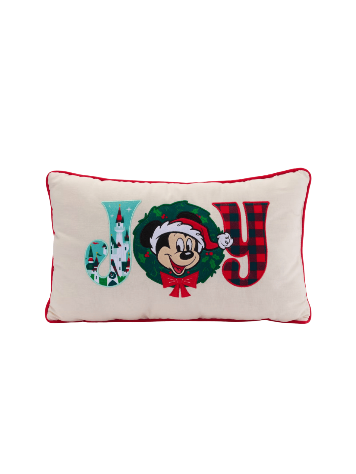 Coussin Mickey "Joy" spécial fêtes Mickey Noël Disney