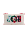 Coussin Mickey "Joy" spécial fêtes Mickey Noël Disney