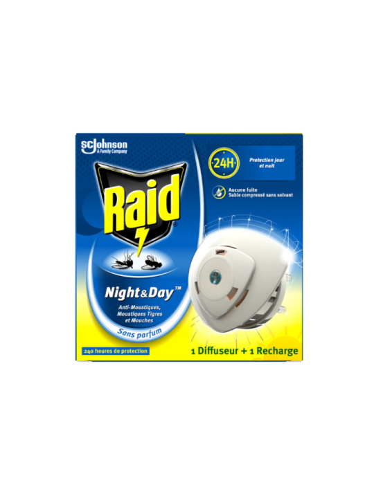 Diffuseur avec recharge anti moustiques - RAID