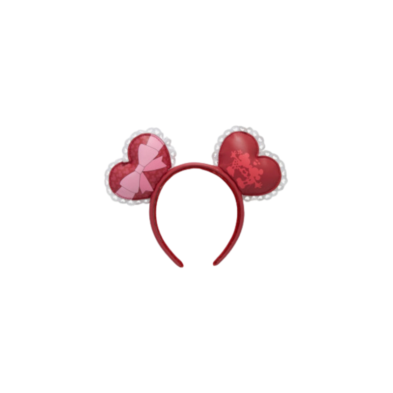 Ears Valentine's day hearts Minnie Mouse LOUNGEFLY