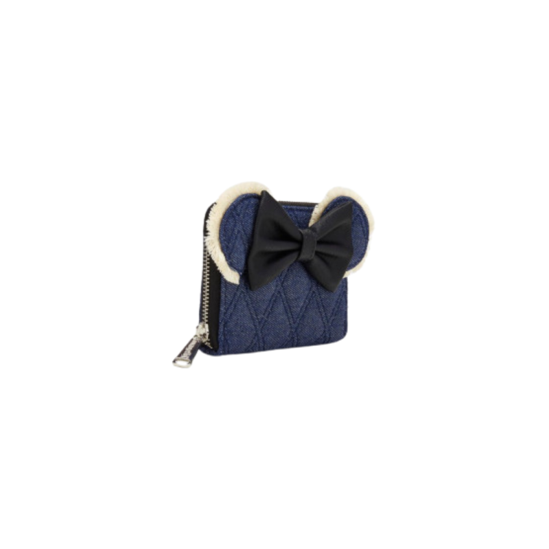Portefeuille denim quilted Minnie Mouse LOUNGEFLY