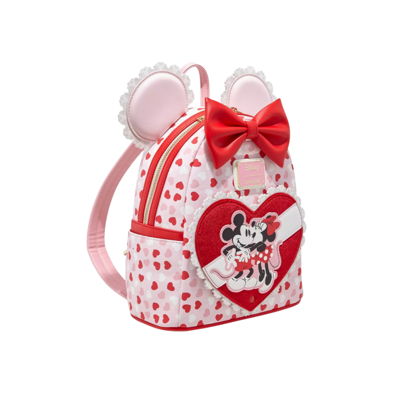 Sac à dos Valentine's day ears chocolate scented Mickey & Minnie LOUNGEFLY