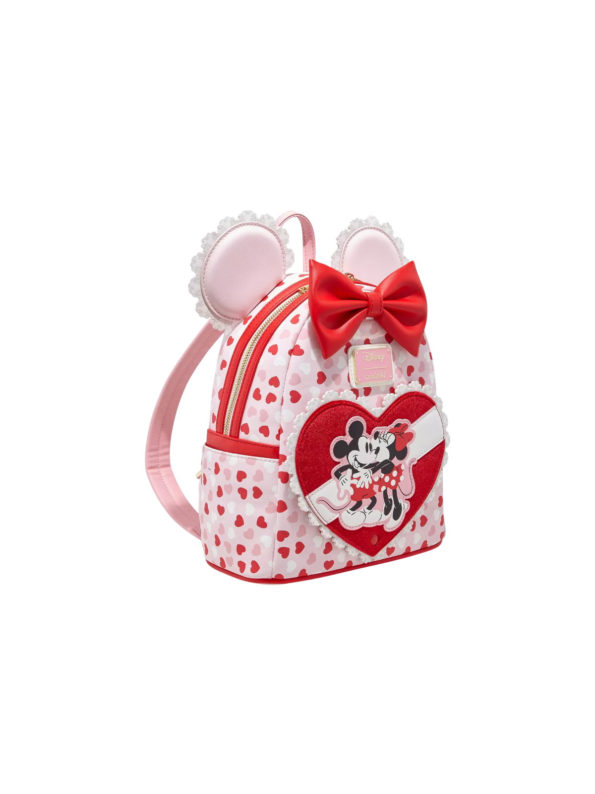 Sac à dos Valentine's day ears chocolate scented Mickey & Minnie LOUNGEFLY