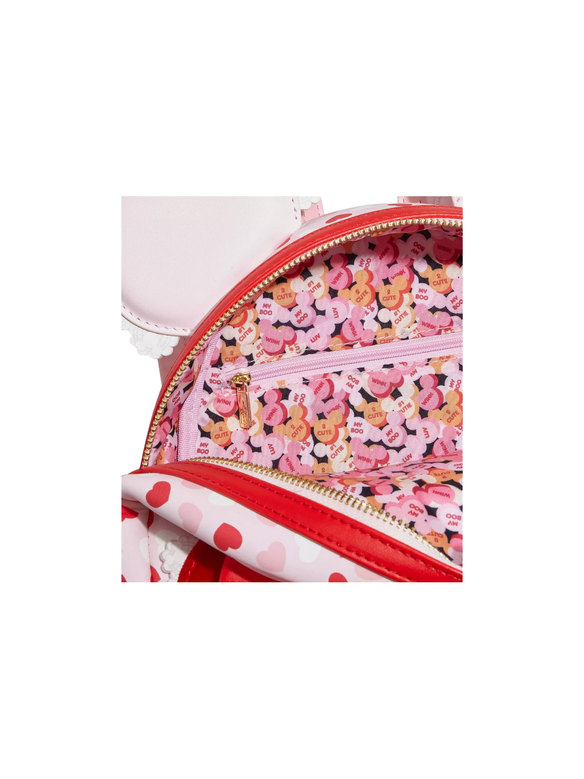 Sac à dos Valentine's day ears chocolate scented Mickey & Minnie LOUNGEFLY