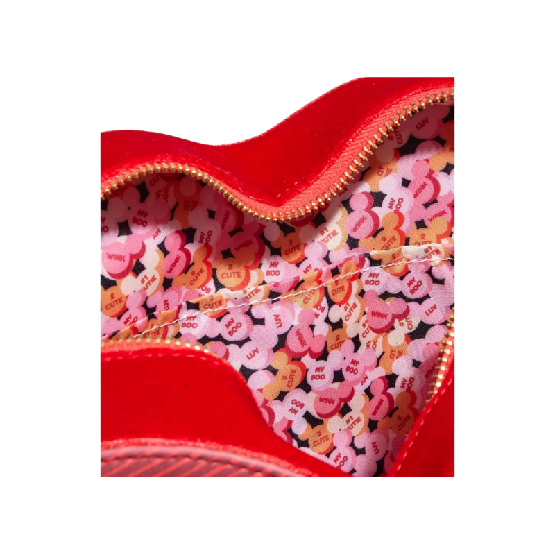 Sac à bandouliere chocolate heart box chocolate scented Mickey & Minnie LOUNGEFLY