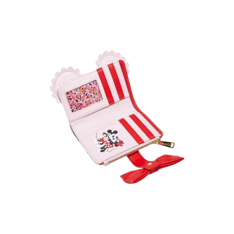 Portefeuille Valentine's day ears chocolate scented Mickey & Minnie LOUNGEFLY