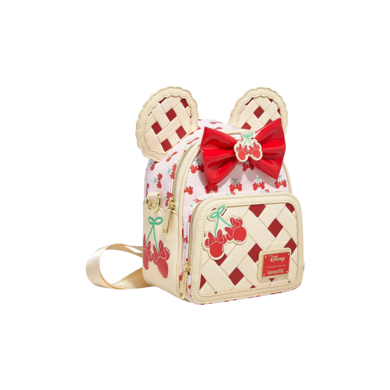 Sac à dos Cherry pie convertible Minnie Mouse LOUNGEFLY